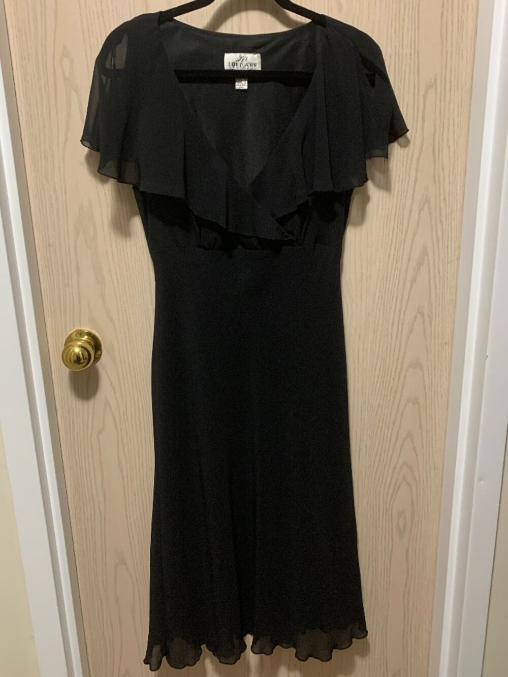 Lori Ann Montreal black midi dress